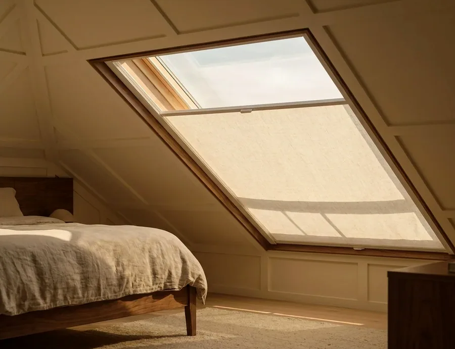 Skylight & Shaped fitted in a Faerieglen home